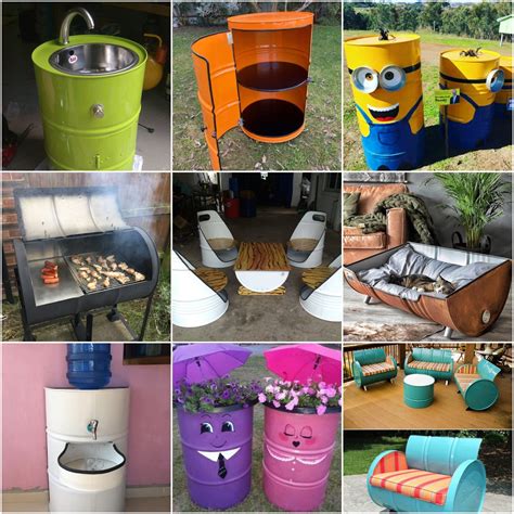 Transforming Oil Barrels into Unique DIY Creations